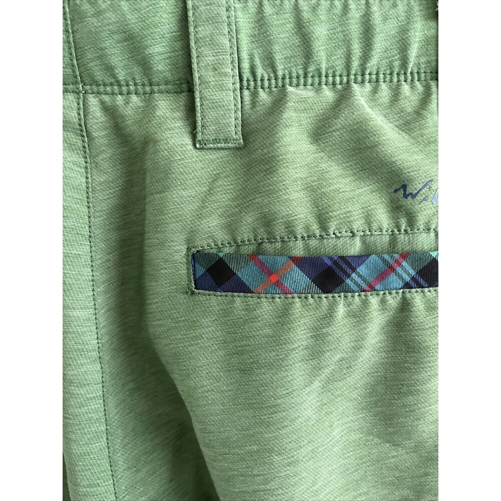 EUC William Murray Shorts Green Performance Classic Straight Fit Golf sz 32 - Picture 7 of 11